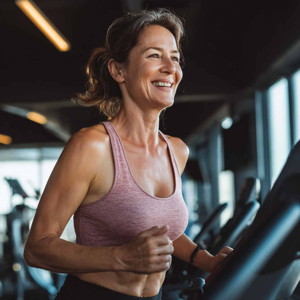 Focused Ukrainian adult demonstrating proper posture during a consultation session in a calm, professional wellness environment